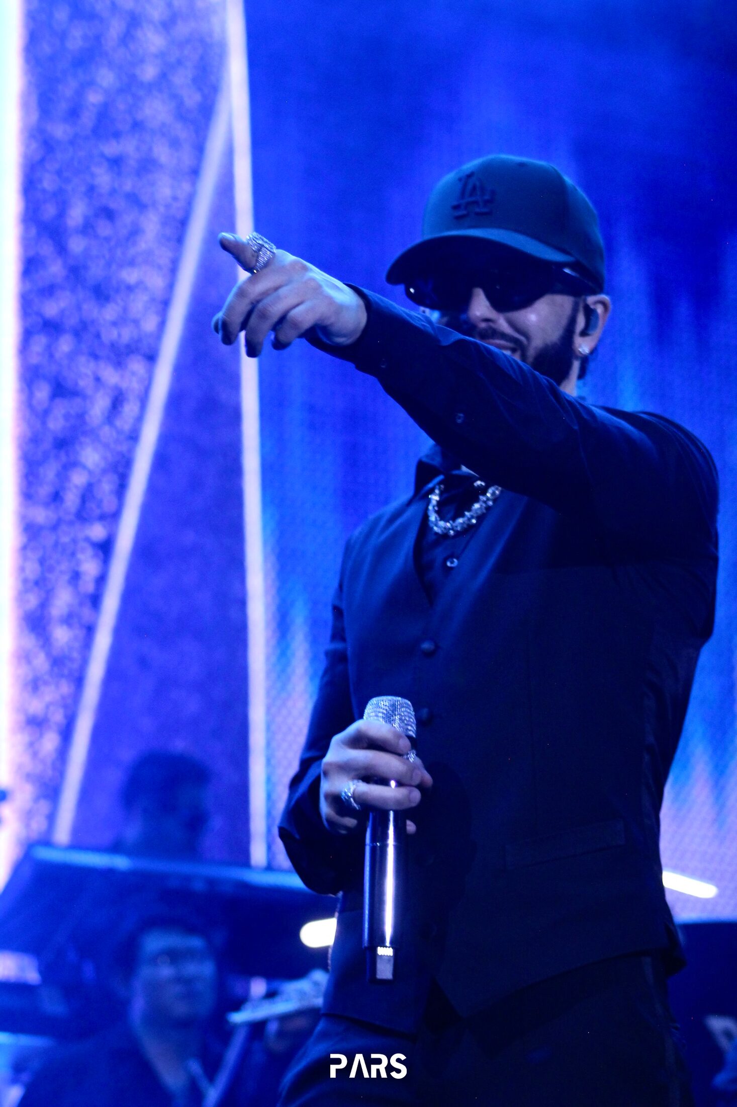 Yandel sobre el escenario